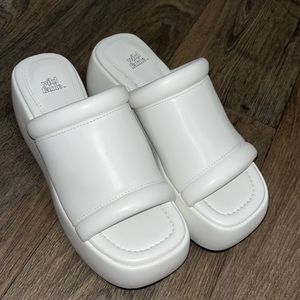 COPY - Target Wild Fable Women's Alanna Slide Wedge Heels- White